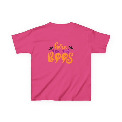 Halloween Kids Tee – "Here for the Boos" | Collection Elegance Wear Kids