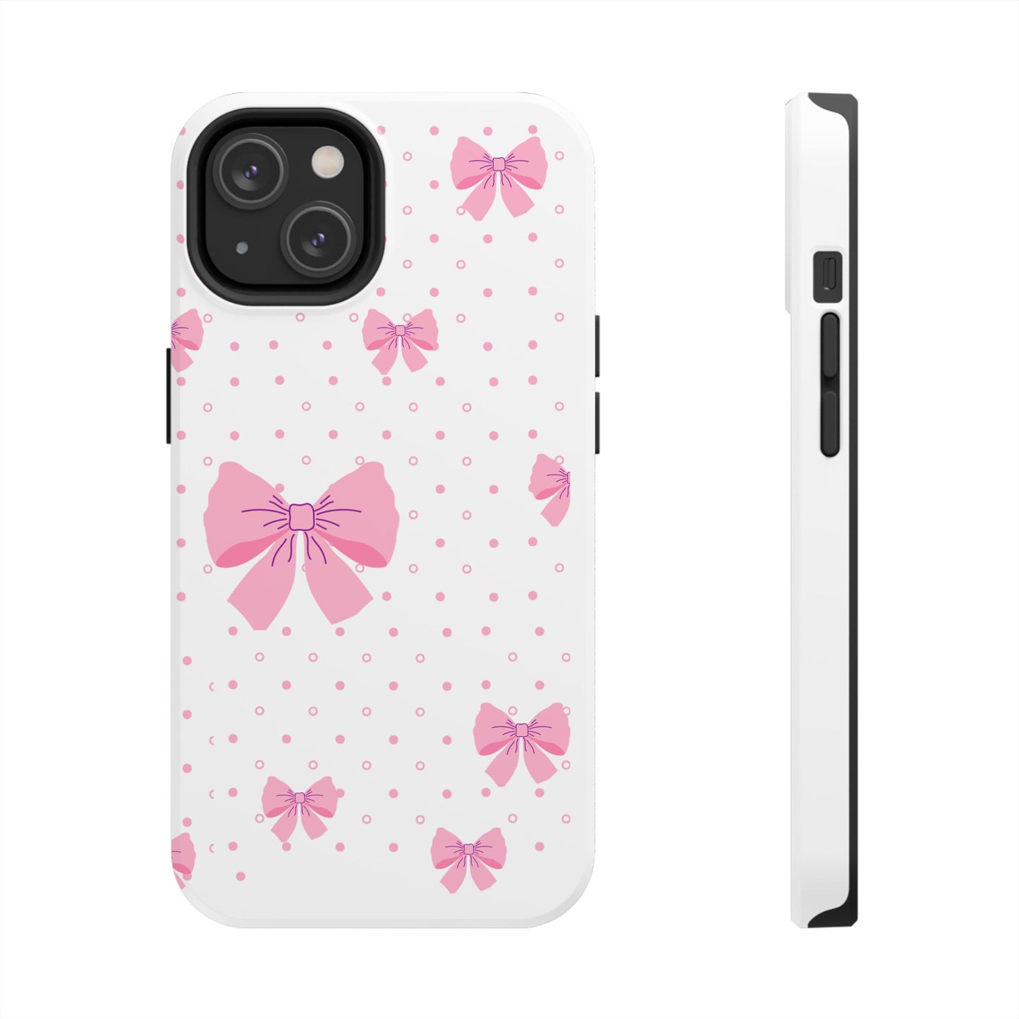 Coque téléphone Pink Bow – Collection Elegance Cover