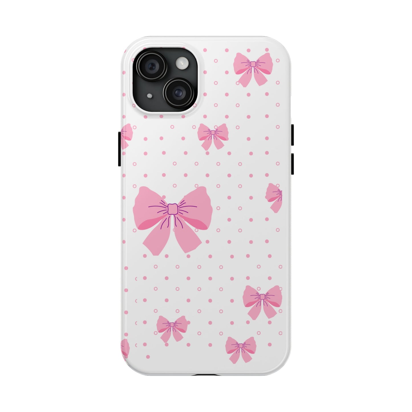 Coque téléphone Pink Bow – Collection Elegance Cover