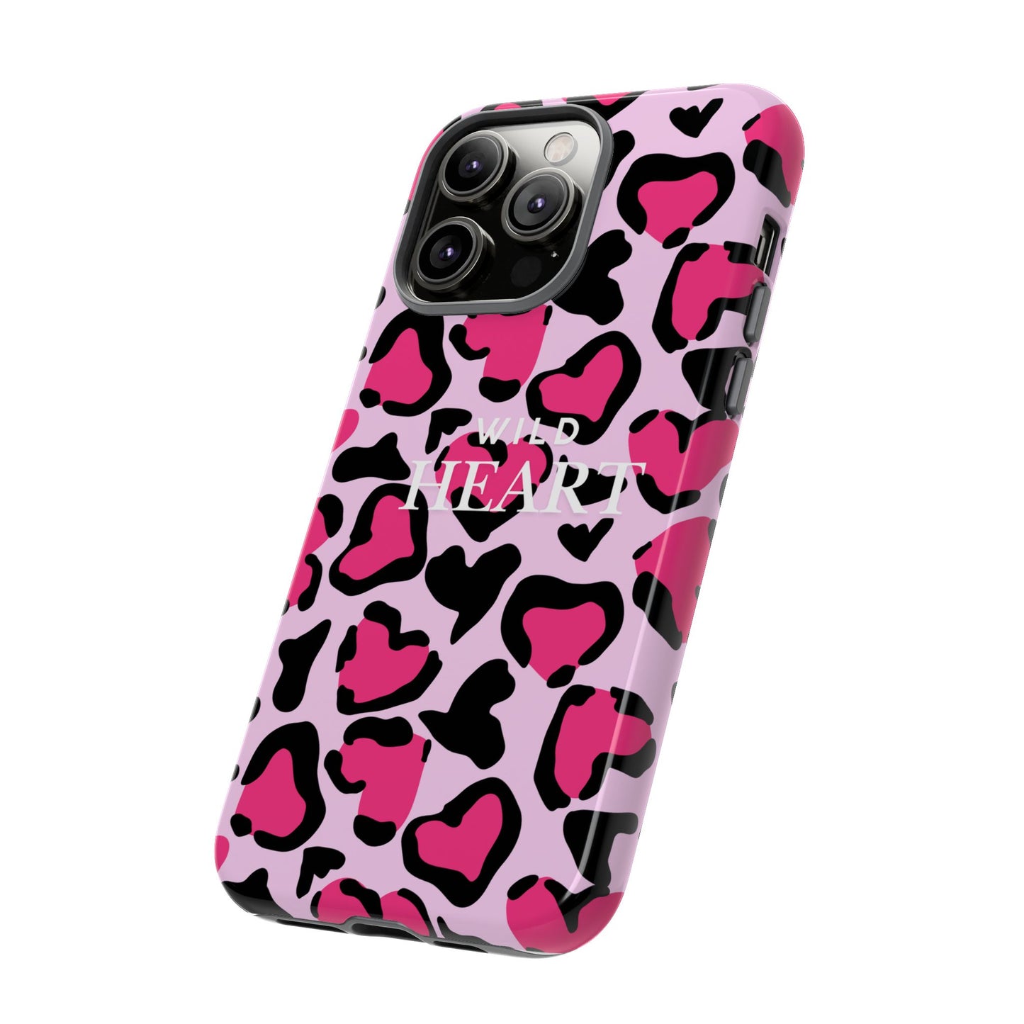Heart Print Tough Phone Case – Collection Elegance Cover