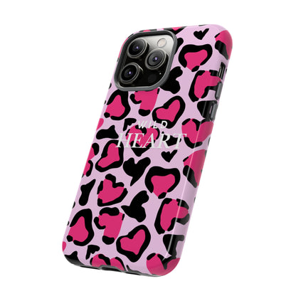 Heart Print Tough Phone Case – Collection Elegance Cover