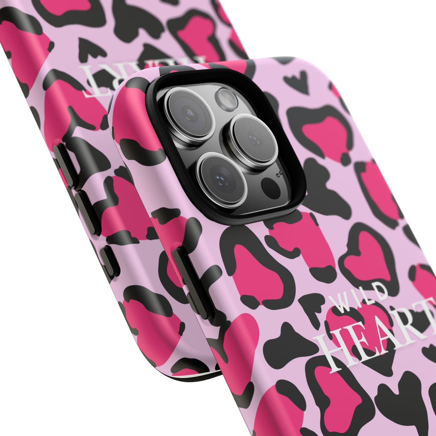 Heart Print Tough Phone Case – Collection Elegance Cover
