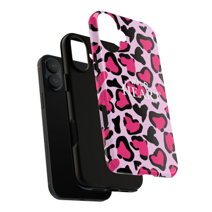 Heart Print Tough Phone Case – Collection Elegance Cover
