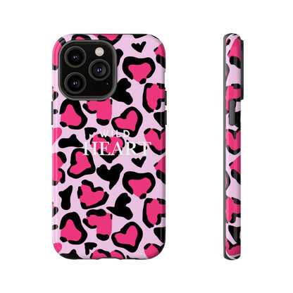 Heart Print Tough Phone Case – Collection Elegance Cover