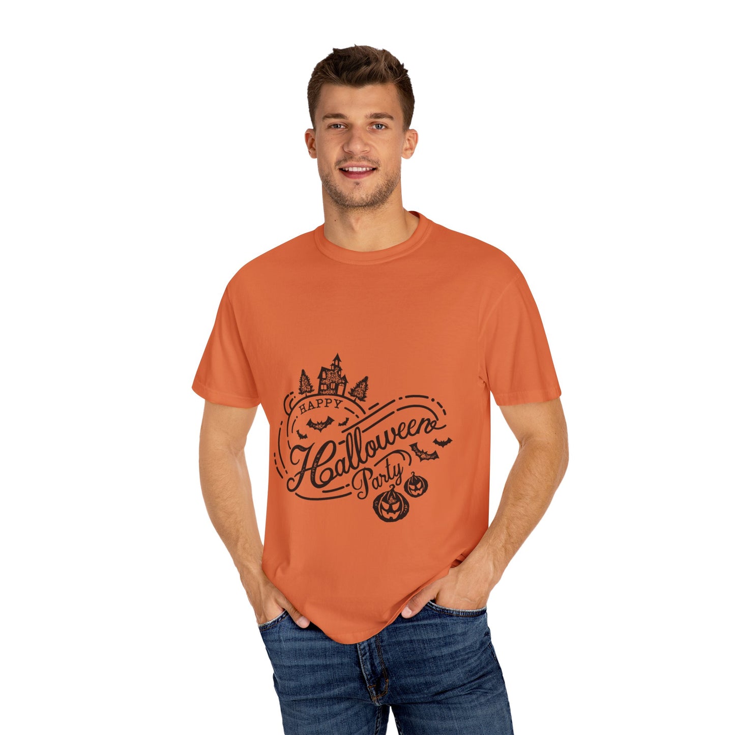 Spooky Halloween T-Shirt | T-shirt Unisexe Teint en Pièce