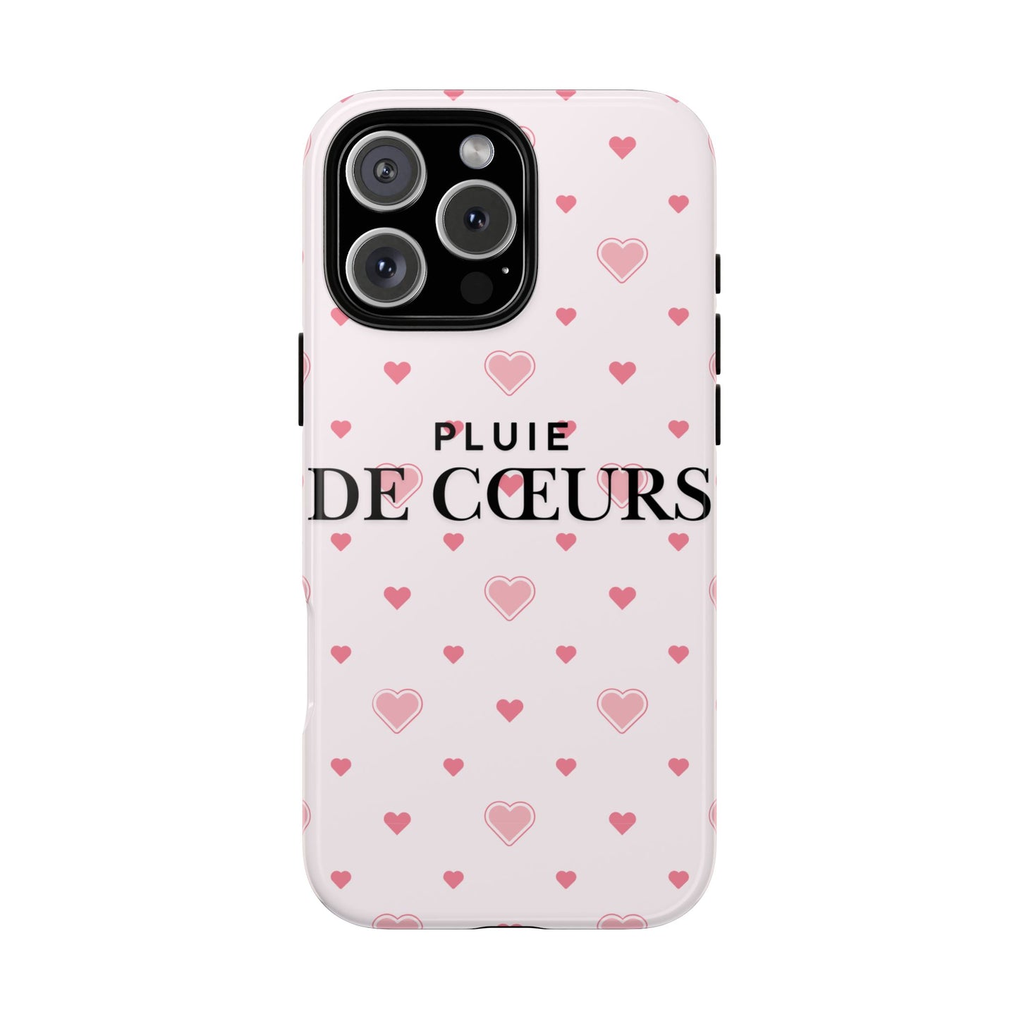 Cute Heart Pattern Phone Case - Tough Cases, iPhone Cover, Valentine’s Gift, Heart Print Phone Accessory, Gift for Her, Love Theme