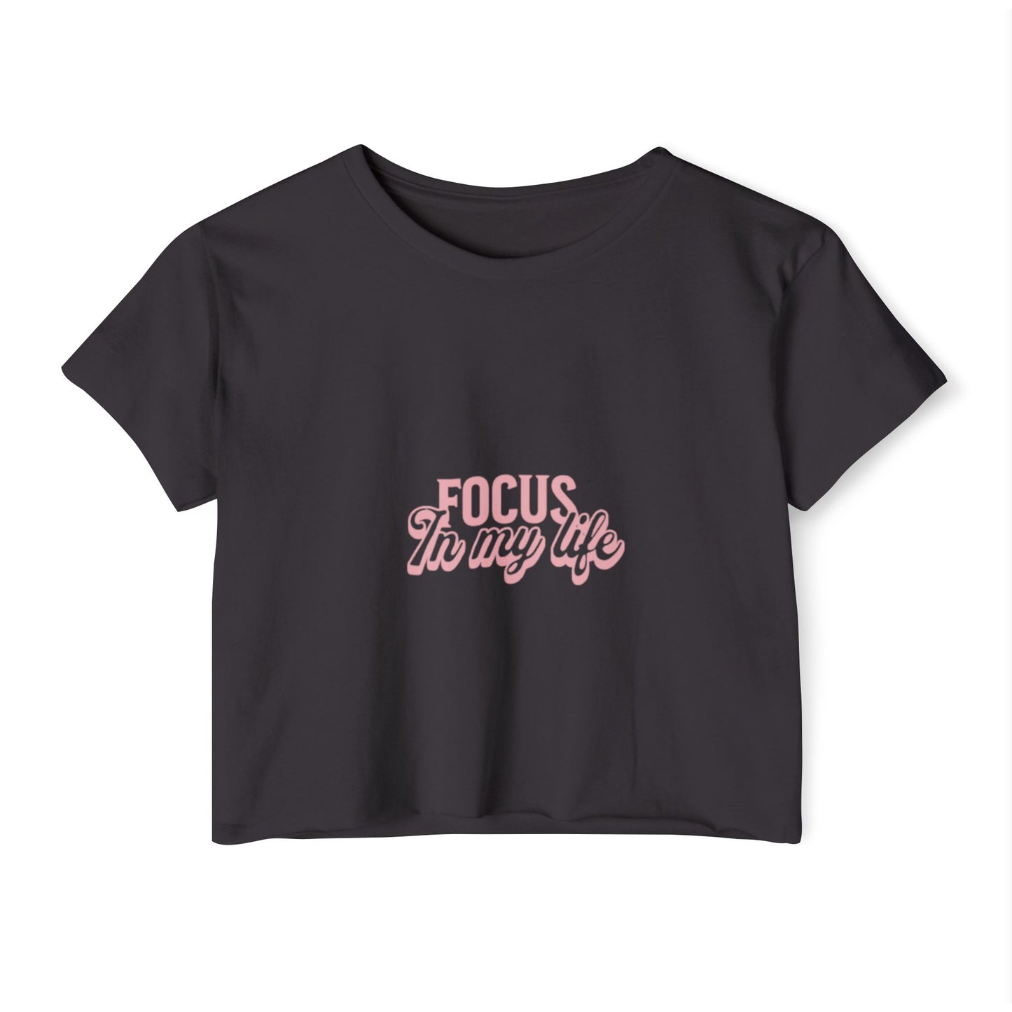 Festival CropFestival Crop Top – Focus In My Life | T-shirt Femme