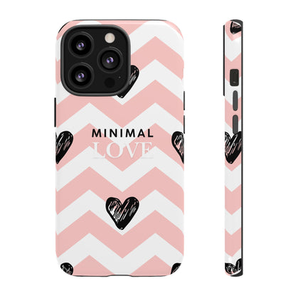 Pink Heart Phone Case – Collection Elegance Cover