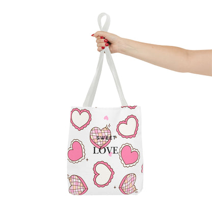 Heart Print Tote Bag – Collection Elegance Bags