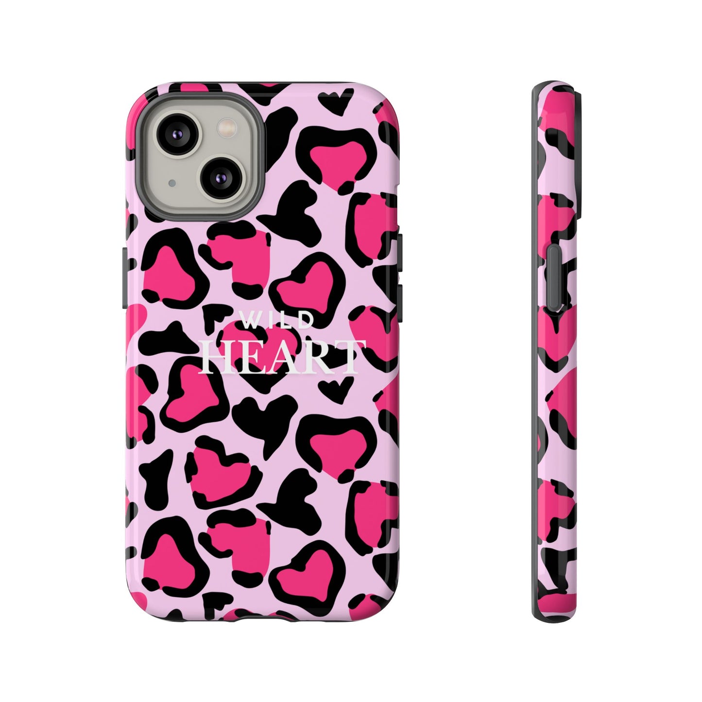 Heart Print Tough Phone Case – Collection Elegance Cover
