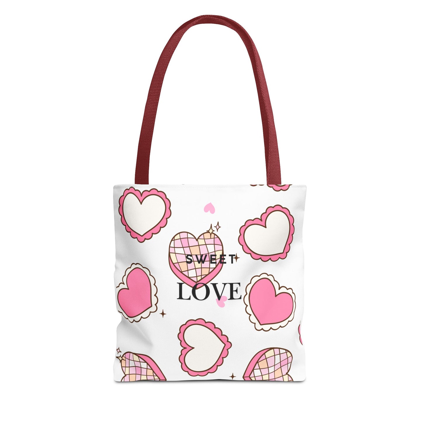 Heart Print Tote Bag – Collection Elegance Bags