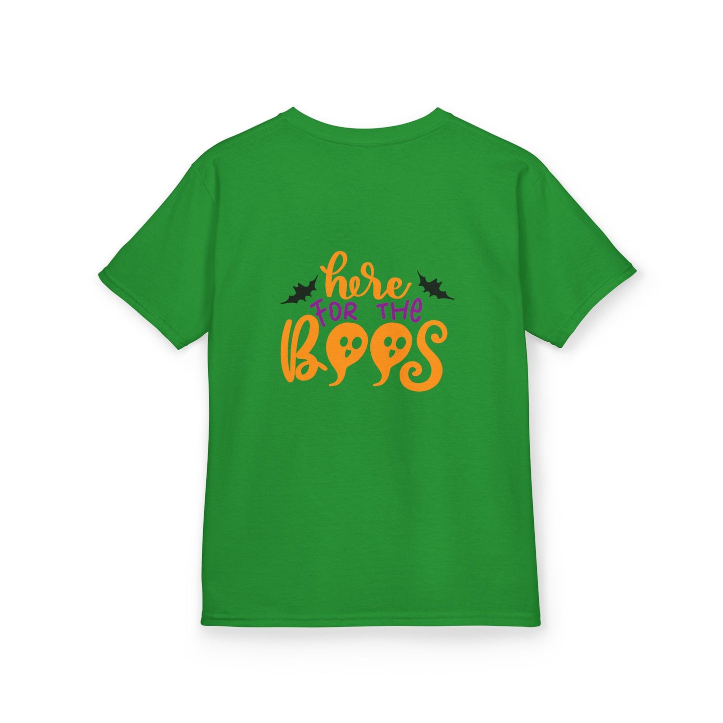 Halloween Kids Tee – "Here for the Boos" | Collection Elegance Wear Kids