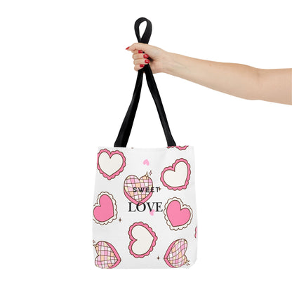 Heart Print Tote Bag – Collection Elegance Bags
