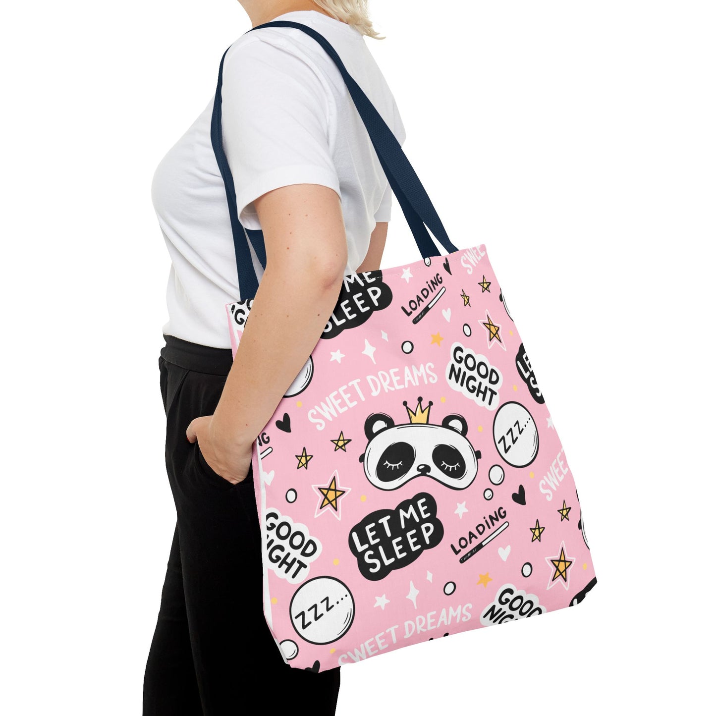 Sweet Dreams Panda Tote Bag – Collection Elegance Bags